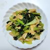 ふうかの作ってみた!投稿(ほったらかしでうますぎる…【小松菜と油揚げの出汁煮】)