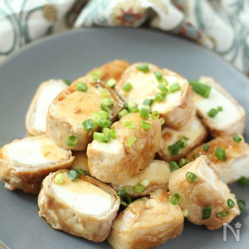 節約&ヘルシー!【肉巻き豆腐】