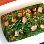 具材は2種類☆やわらか鶏団子とシャキシャキ水菜のお鍋