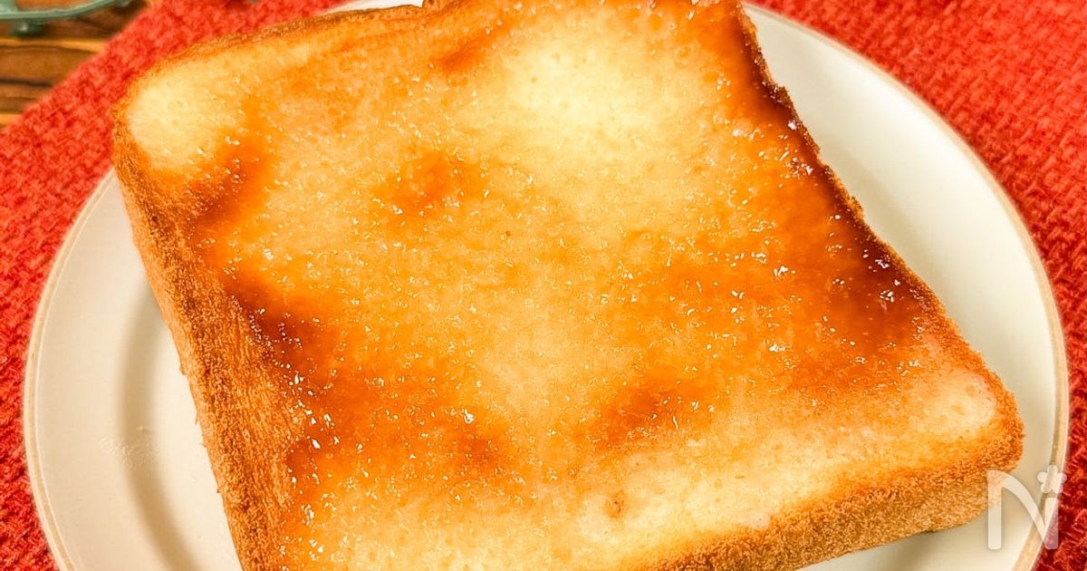 やる気1%でキャラメリゼトースト