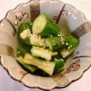 睦月の作ってみた!投稿(きゅうりのさっぱり和え)
