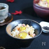 さつまいもとベーコンの炊き込みご飯