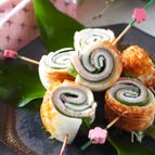【らくレピ】調味料いらず！ちくわのクルクルロール【お弁当】