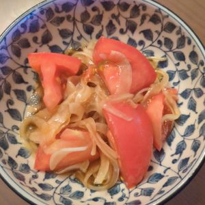 たりおの作ってみた!投稿(さわやか~玉ねぎとトマトのマリネ)