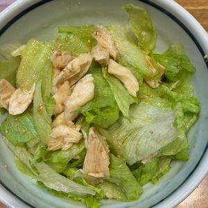 くだもの大好き🧡の作ってみた!投稿(ヘルシー簡単！ささみとレタスの中華風サラダ)