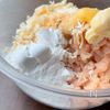 【鶏むね肉と冷凍豆腐の甘辛ごま味噌餅チキン】節約/かさましの工程1