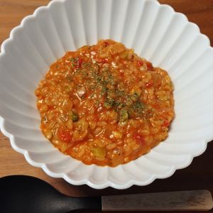ゆの作ってみた!投稿(生米で簡単！トマトリゾット)