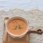 レンジで！にんじんのシンプル豆乳ポタージュ