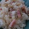 カリフラワーとベーコンの洋風炊き込みご飯の工程4