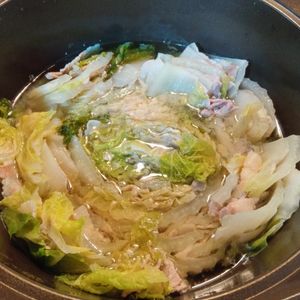 marine55の作ってみた!投稿(【基本の豚バラ白菜のミルフィーユ鍋】激うま！やみつき！)