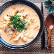 ランチにパパッと激ウマ♡豚キムチ豆乳うどん