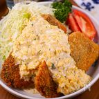 特製タルタルソースが甘～い🤭💕肉厚ふわふわアジフライ🐟