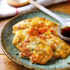 【ポン酢でさっぱり】豚ねぎ豆腐のふわふわ焼き☆おつまみに最高