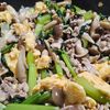 Maiの作ってみた!投稿(豚肉と小松菜と卵のオイスター炒め)