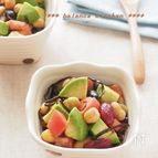 やみつき。アボカドと豆の塩昆布サラダ