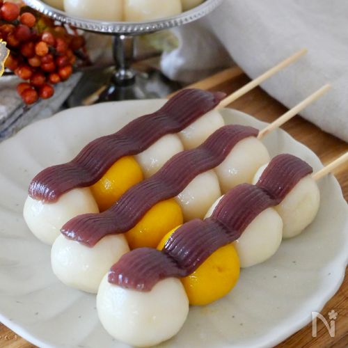 豆腐でもちもち【お月見団子】