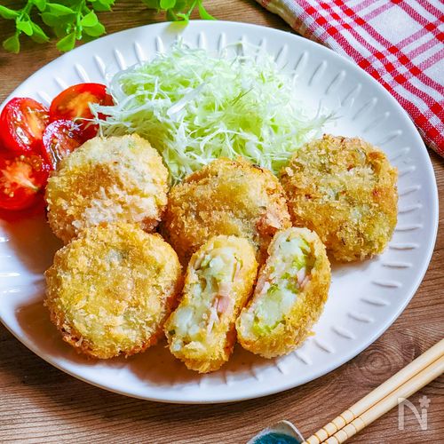 捨てずに利用~キャベハムコロッケ