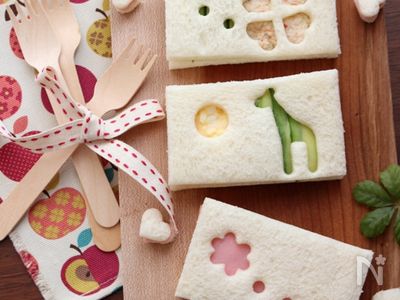 可愛い 型抜きサンドイッチ By 栁川かおり レシピサイト Nadia ナディア プロの料理家のおいしいレシピ