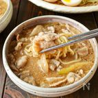 【豚バラとねぎの濃厚味噌だれつけめん】10分で完成！