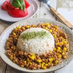 子どもも大人も大満足！とうもろこしのキーマカレー