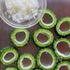 ゴーヤの肉詰め【オイスターだれでコク甘】の工程2