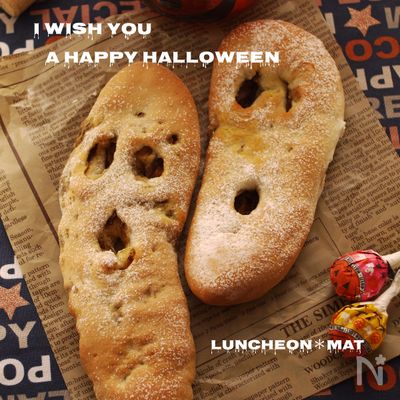 ハロウィンのおばけカレーパン