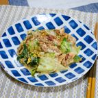 チキンとレタスのチーズ炒め