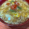 にこの作ってみた!投稿(【トマたまコーンの中華スープ】ペロリと完食！)
