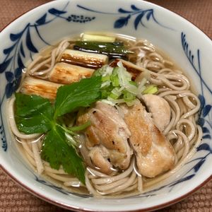 りんごの作ってみた!投稿(とり南蛮蕎麦（そば）【汁まで美味しい！】)