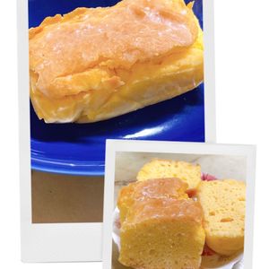 チョビの助の作ってみた!投稿(レモン好きに堪らない✨少ない材料でフンワリ米粉のレモンケーキ)