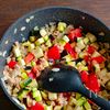 絹厚揚げで夏野菜たっぷり!ごちそう麻婆の工程3