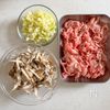 豚こまと舞茸のヘルシーハヤシライスの工程1