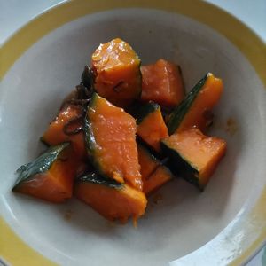 KUMIKOの作ってみた!投稿(【かぼちゃの塩昆布バター煮】塩昆布とバターの旨味抜群！)