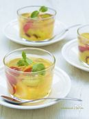 キラキラ　フルーツ寒天ゼリー