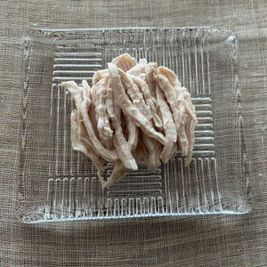 うららの作ってみた!投稿(マルチに活躍♪【シュレッドチキン】むね肉1分ゆでて余熱で)