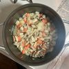 【きのこと鶏むね肉のミルクシチュー】寒い季節の夕食に♪の工程3