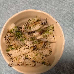 チョビの助の作ってみた!投稿(材料1品の止まらない系おつまみ『のり塩味のフライド長芋』)