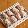 小松菜とはんぺんの甘辛肉巻きの工程3