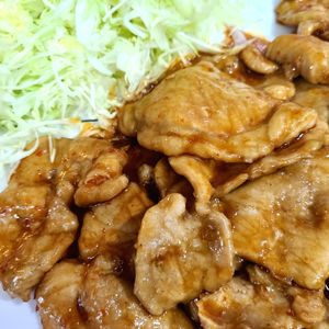 みー助の作ってみた!投稿(ワンパン10分！【豚肉の甘辛照り焼き】ご飯がすすむ♩)
