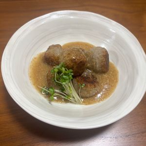 こむぎの作ってみた!投稿(【里芋まんじゅう利休あんかけ風】びっくり食感♪ごま風味あん)
