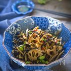 調味料2種類★骨を丈夫にひと役買う★ひじきと根野菜のきんぴら