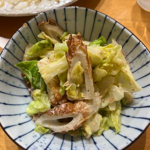 1318101の作ってみた!投稿(レンジで5分！【キャベツとちくわのおかかマヨサラダ】)