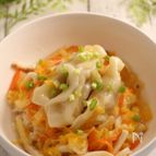 餃子の塩中華丼