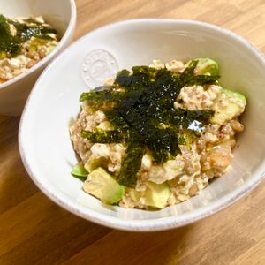 ゆかりの作ってみた!投稿(【12kgやせた管理栄養士考案】食物繊維ばくだん💣腸活丼)