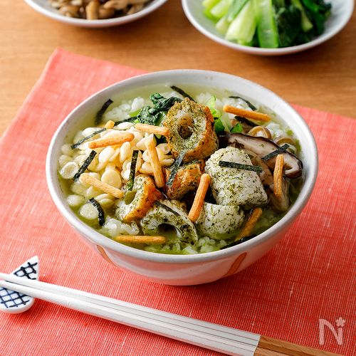 食べたらちくわの磯部揚げ茶づけ
