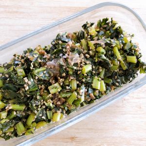 1032950の作ってみた!投稿(大根葉のおかかふりかけ【作り置き】)