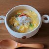 めぇの作ってみた!投稿(体調悪くても元気でもいつでも食べたい♡優しいしらす卵雑炊)