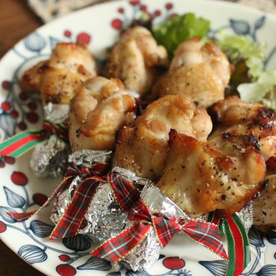 漬けて焼くだけ、簡単！【クリスマスチキン】