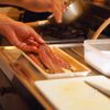 秋刀魚の香味パン粉ロール焼きの下準備