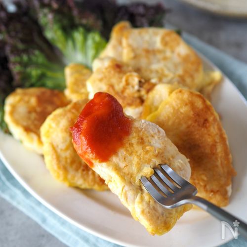 胸肉柔らか♩子どもが喜ぶ【チキンピカタ】
